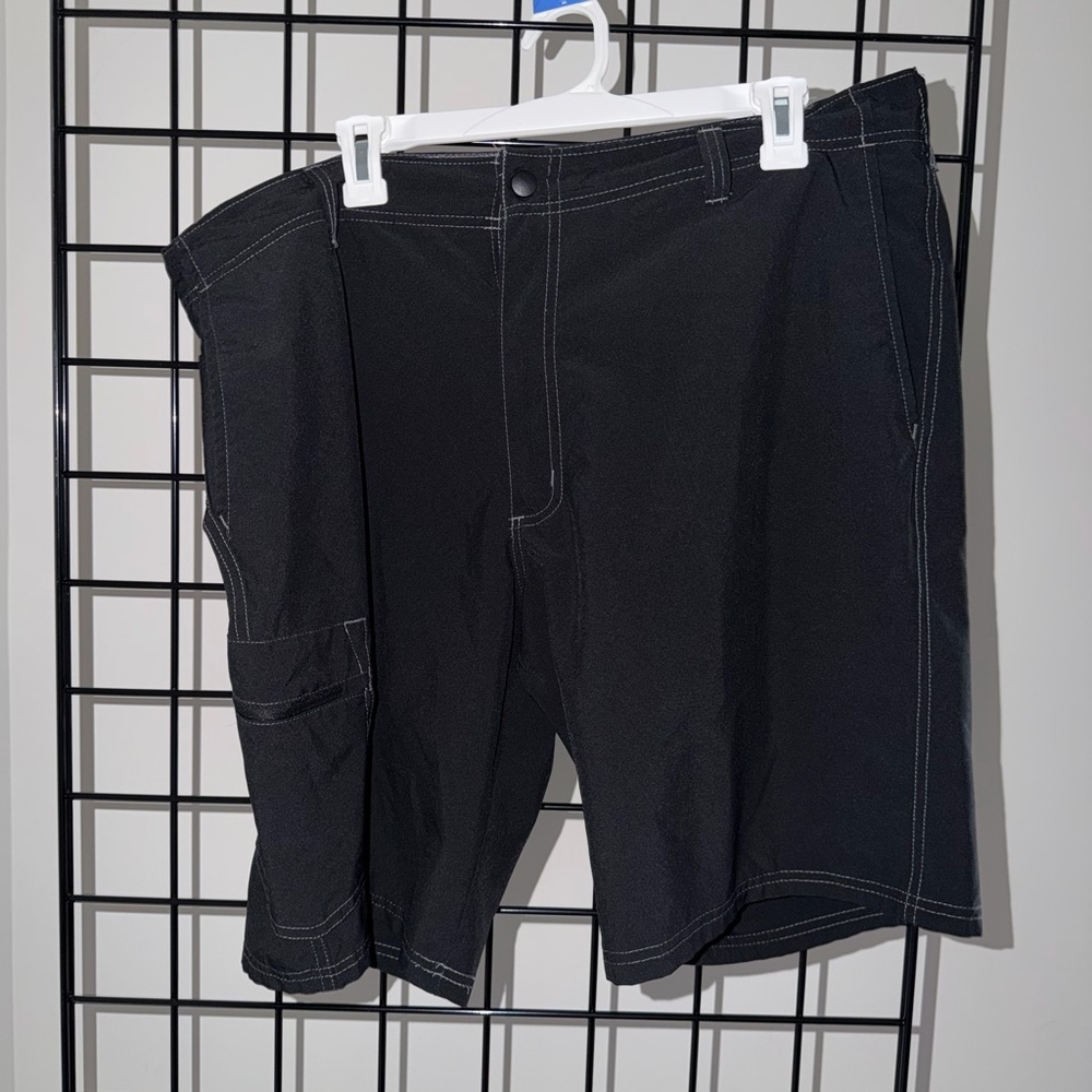 Lee Men's Black Cargo Shorts